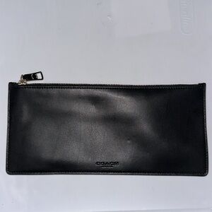 Coach leather clutch
